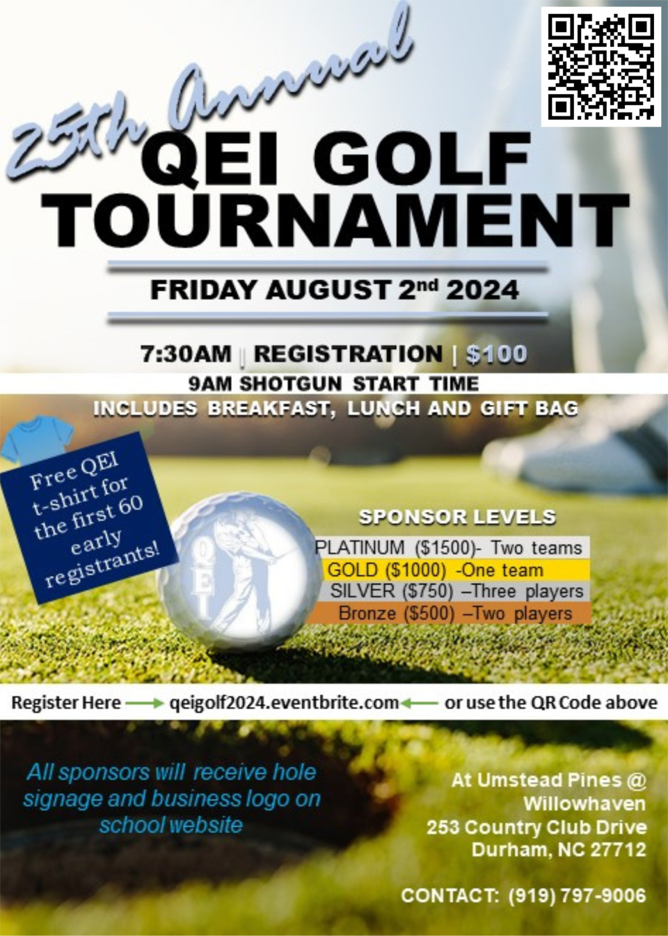 QEI Durham | 2024 Golf Tournament